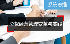 【经营】系统思维-总裁经营管理变革与实践